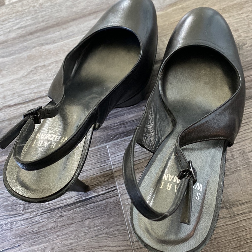Gorgeous Stuart Weitzman Platform Slingbacks - image 4